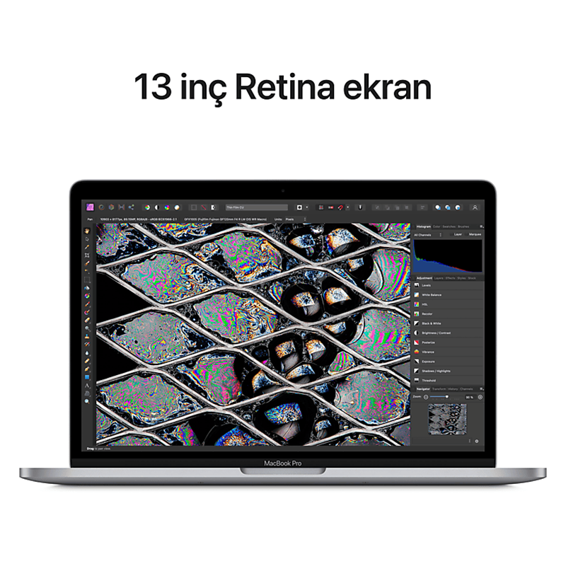 Macbook Pro M2 8 GB 512 GB SSD 13.3" Uzay Grisi MNEJ3TU/A